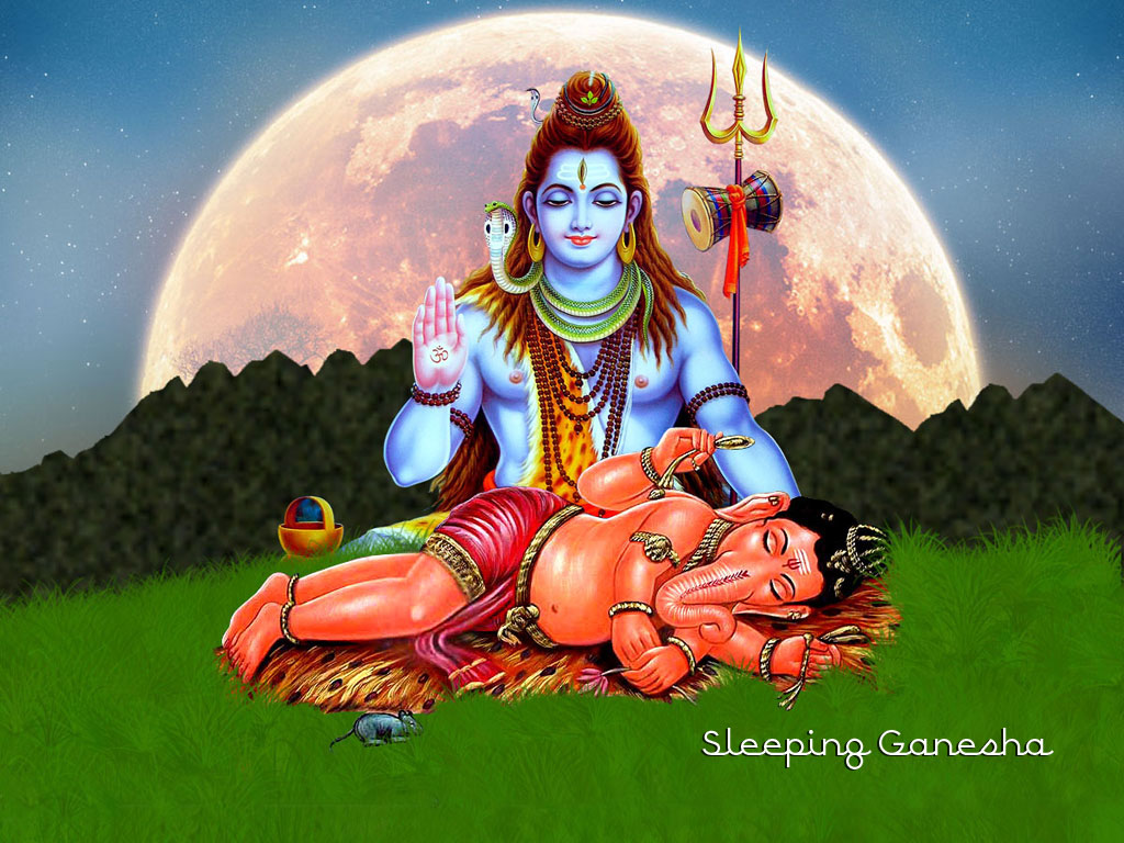 Sleeping Ganesha