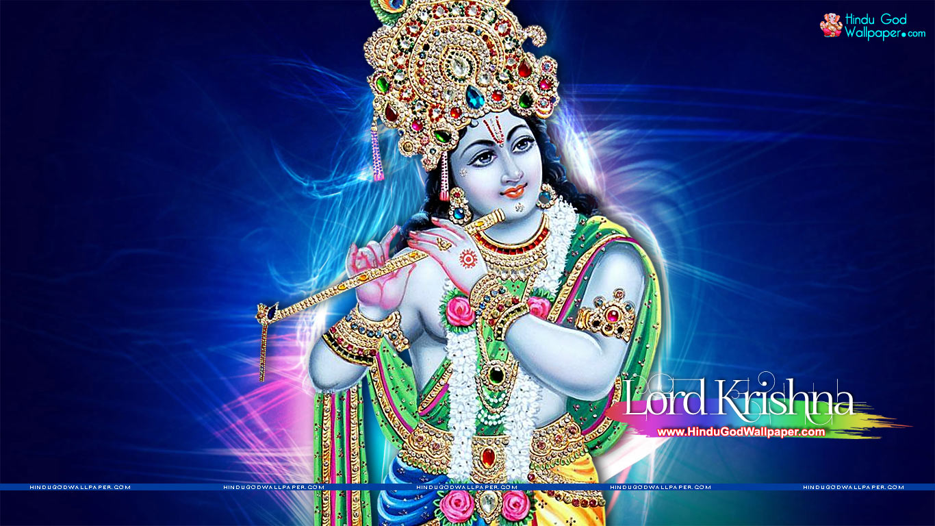 Lord Krishna 1366x768