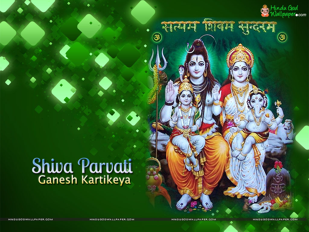 Shiv Parvati Ganesh Kartikeya Wallpaper HD Images Free Download