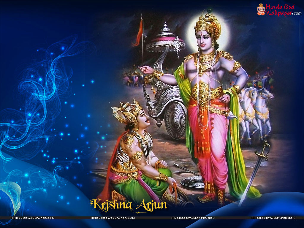 Lord Krishna Arjuna Wallpapers