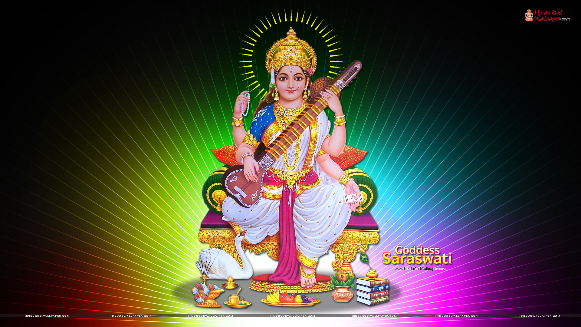 Goddess Saraswati HD Wallpaper, Images, Photos Free Download