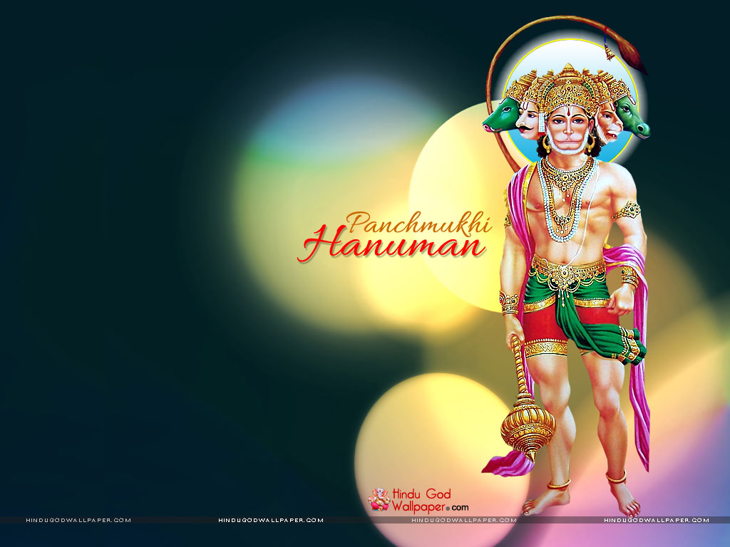 Standing Panchmukhi Hanuman Wallpaper Free Download