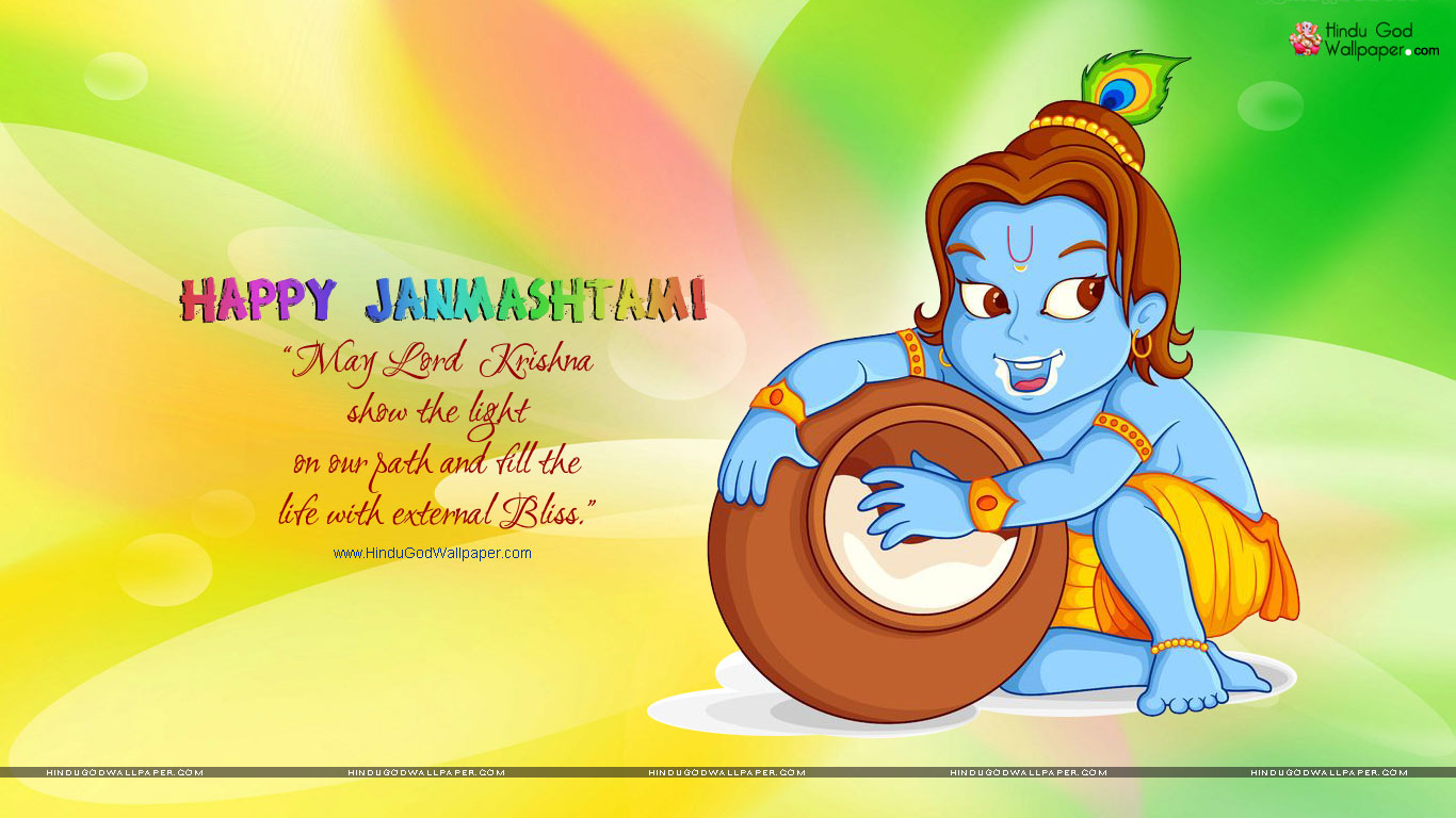 Lord Krishna Happy Janmashtami HD Wallpapers Download