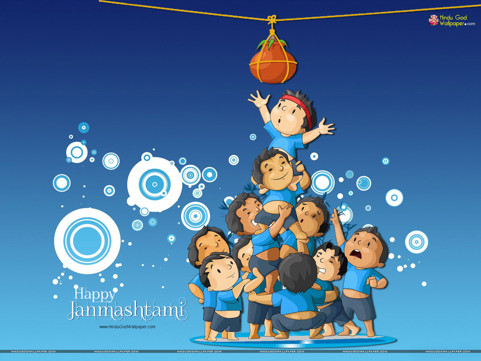 Krishna Janmashtami Wallpaper for Desktop Download