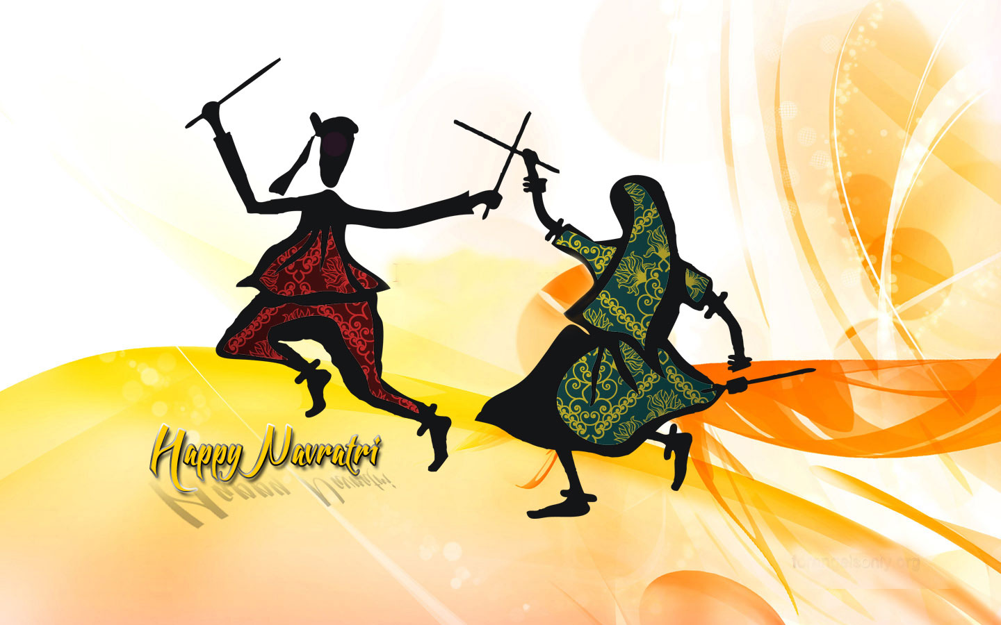 Happy Navratri Dandiya HD Wallpapers 2014 Download