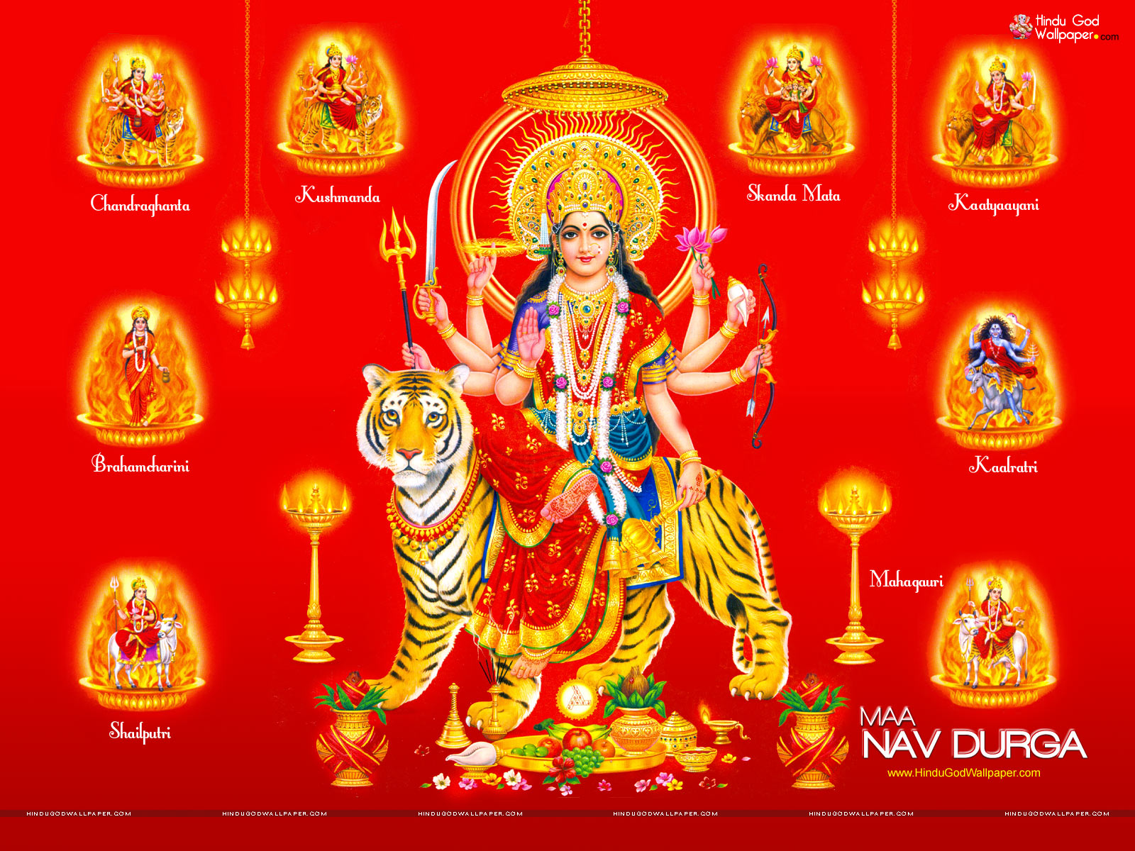 Shubh Navratri HD Wallpapers 2014 - Durga Puja Wallpapers