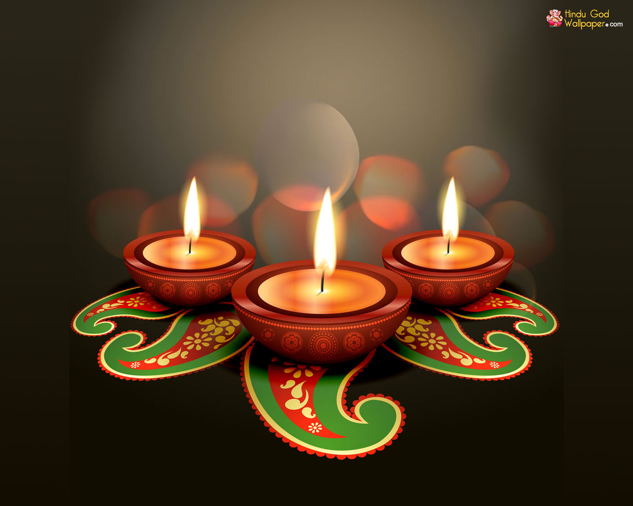 Happy Diwali Diya Wallpapers Card Free Download