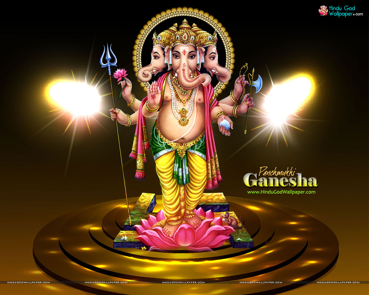 Panchamukhi Ganesha Wallpapers Free Download