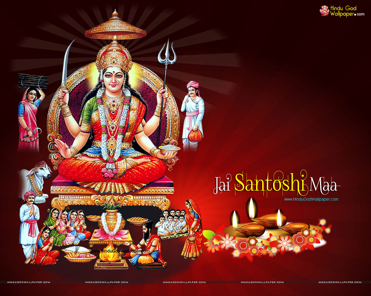 Santoshi Maa Wallpapers, Pictures & Images Download