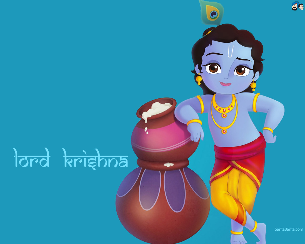 Santa Banta Bal Krishna Wallpapers - HD Free Download