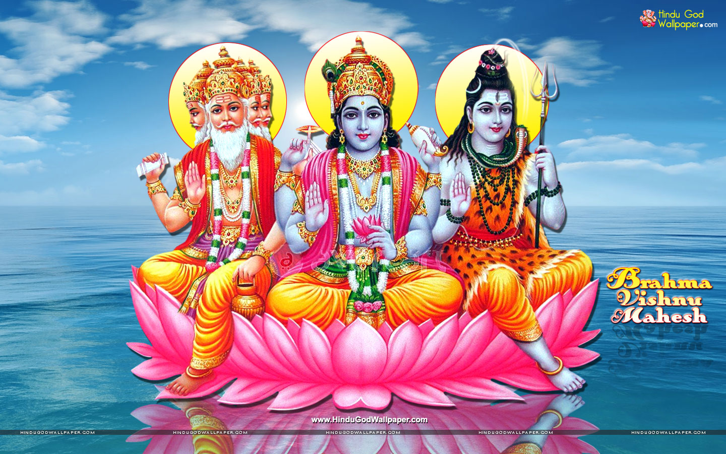 Brahma Vishnu Mahesh HD Wallpapers Free Download