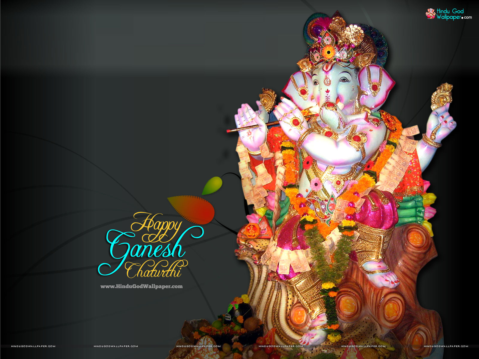Happy Ganesh Chaturthi HD Wallpapers Free Download