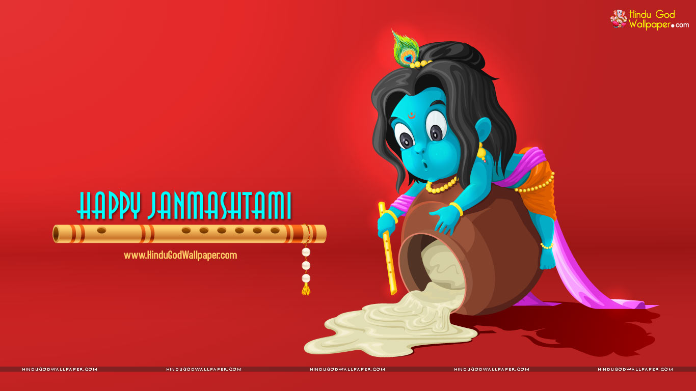 Happy Krishna Janmashtami Wallpaper HD Download