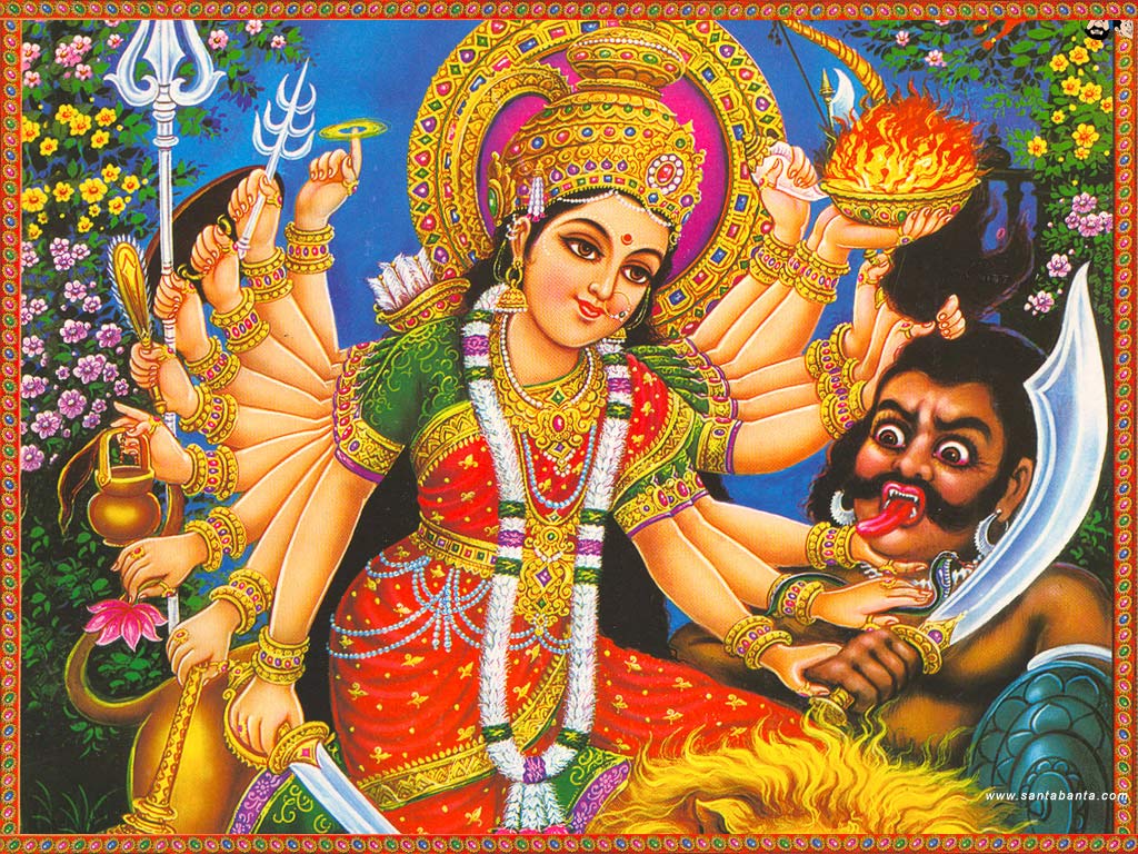 Indian God Maa Durga Wallpaper Free Download