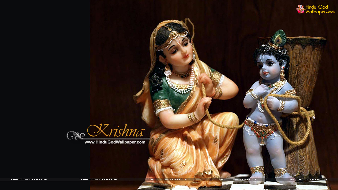 Beautiful Bal Krishna Murti HD Wallpaper Download