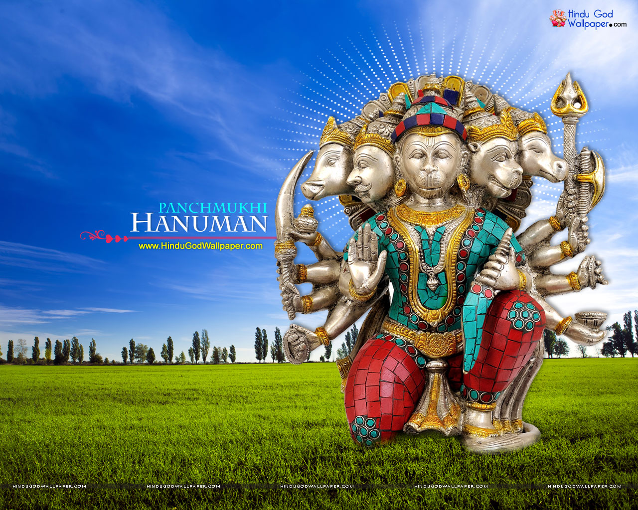 Panchmukhi Hanuman Murti Wallpapers & Photos Download