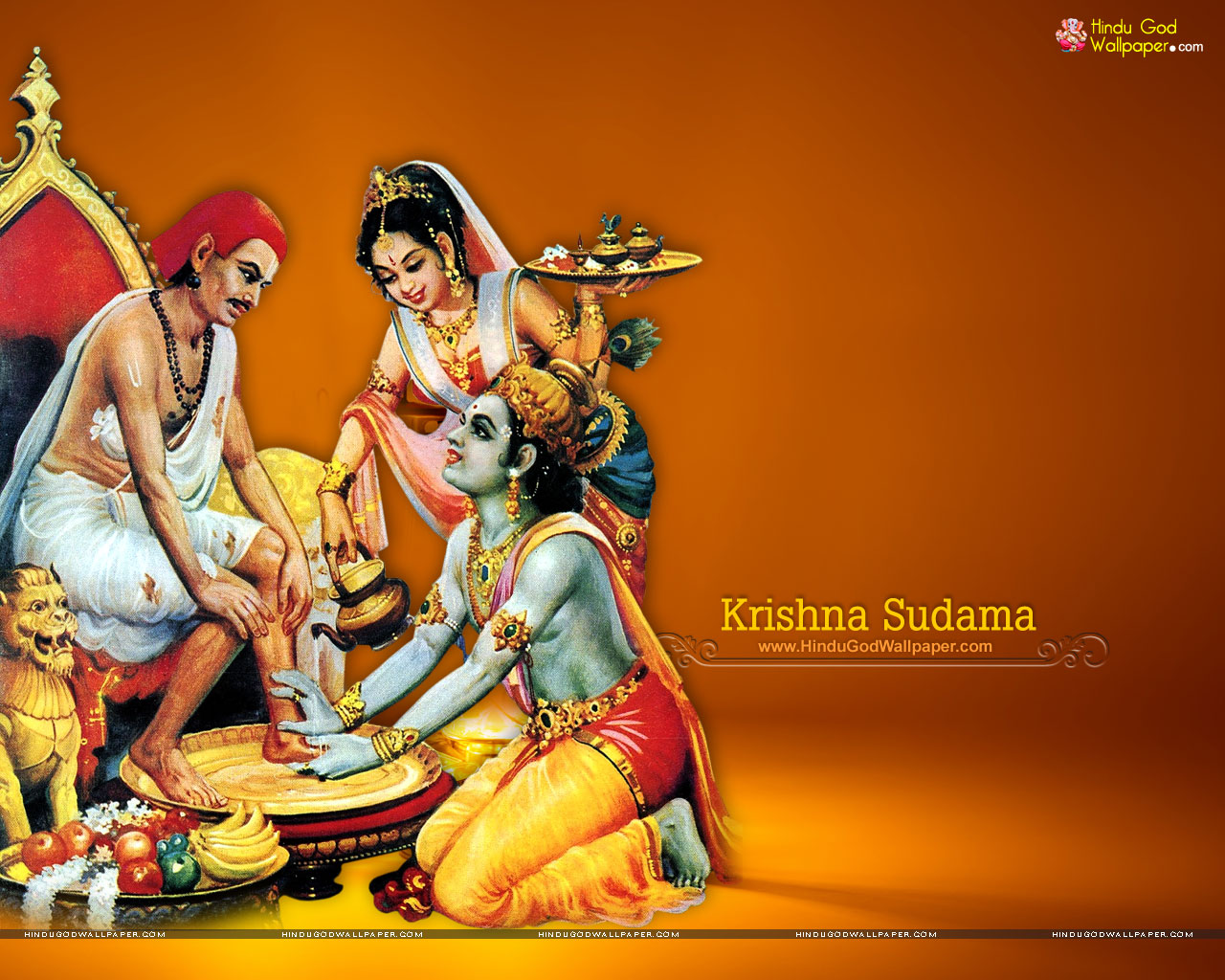 Krishna Sudama Wallpapers & Images Free Download
