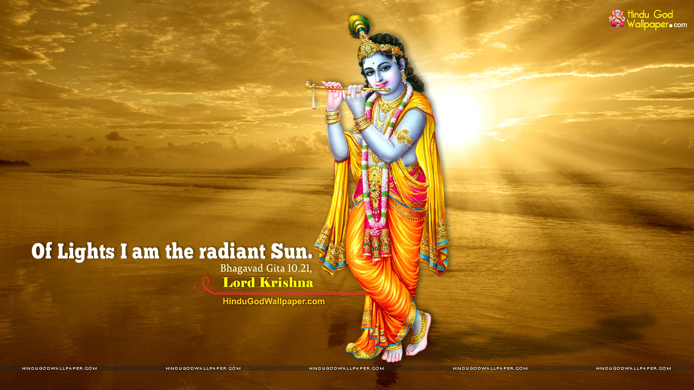 Krishna Quotes | Lord Krishna Wallpaper with Quotes