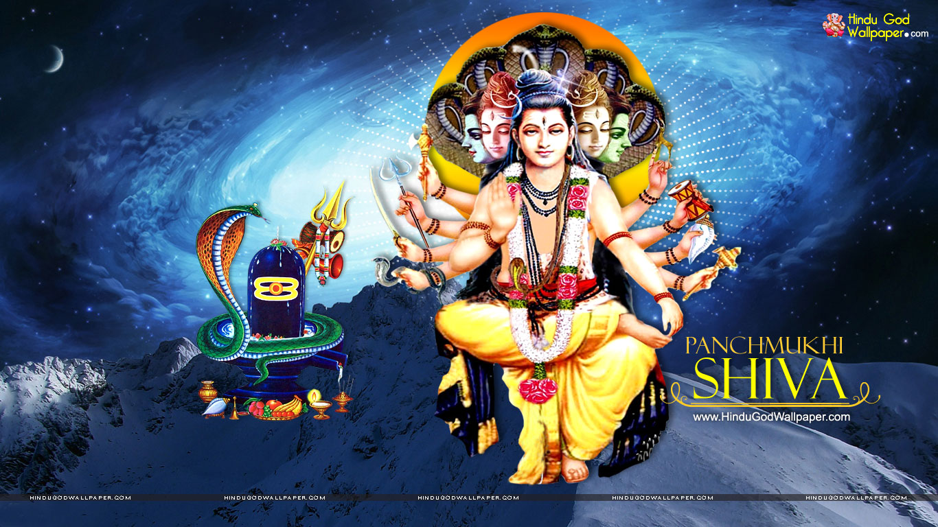 Panchamukha Shiva HD Wallpaper Free Download