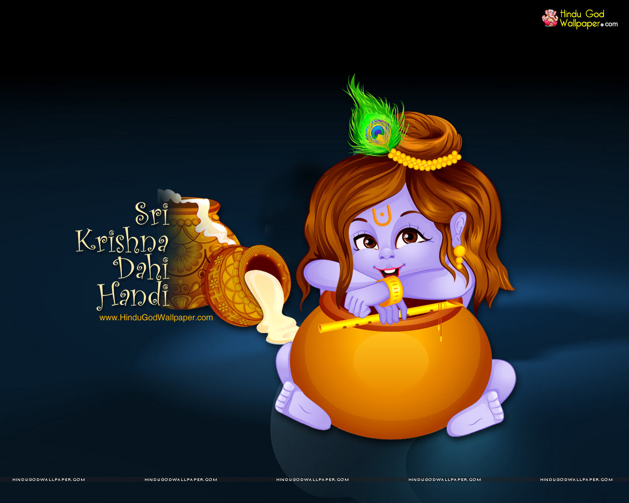 Krishna Dahi Handi Images Wallpapers & Photos Download