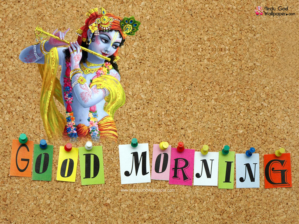 Good Morning Krishna Images, Pics & Wallpapers