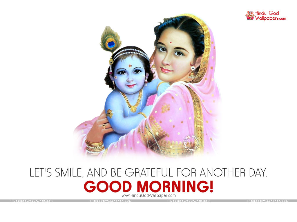 Lord Krishna Morning Wallpapers, Images, Pictures Download