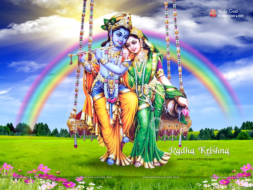 Radha Krishna Jhula Wallpapers & Images Free Download