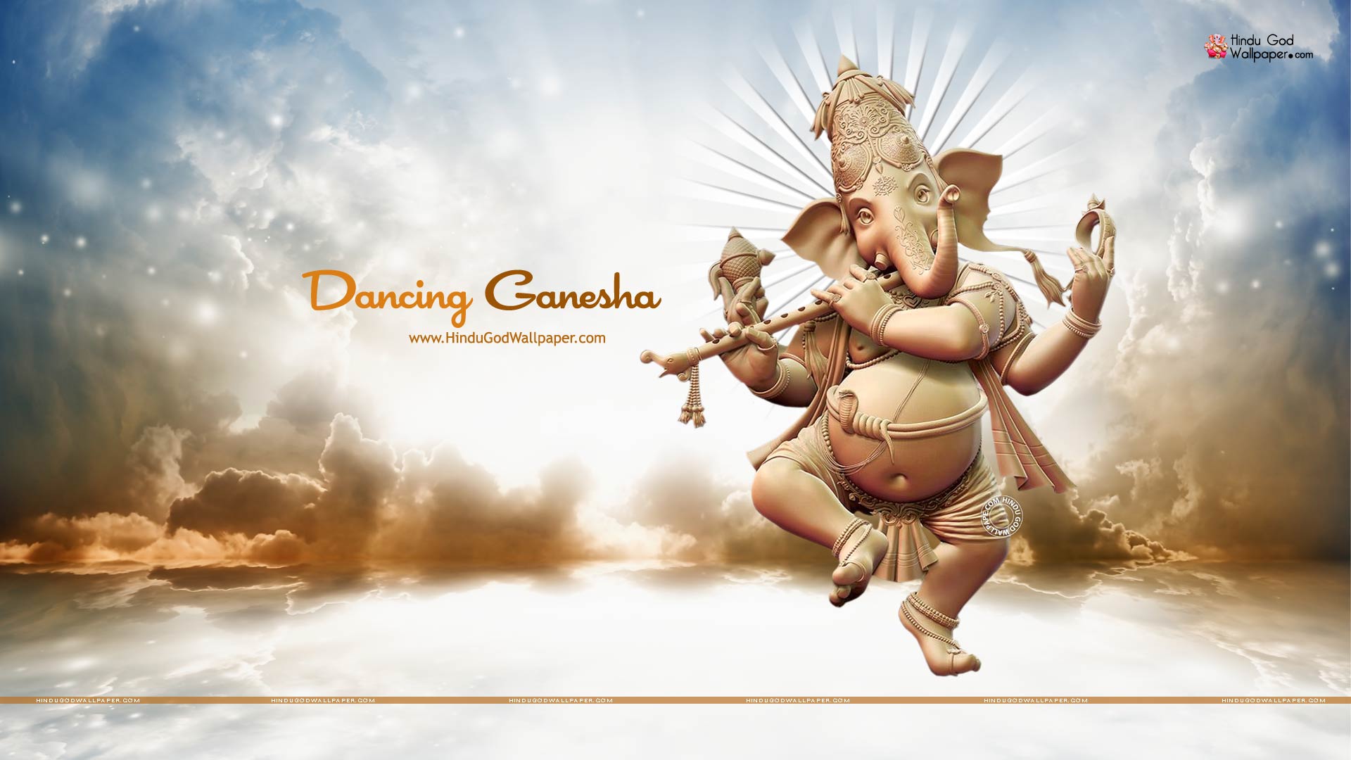 1920x1080 Dancing Ganesha HD Wallpaper Full Size Free Download