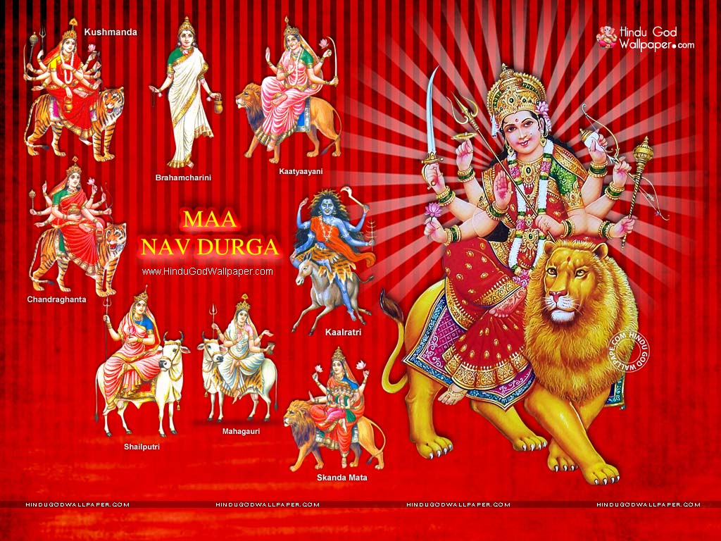 Maa Nav Durga Hd Wallpaper With Durga Photos Images Download