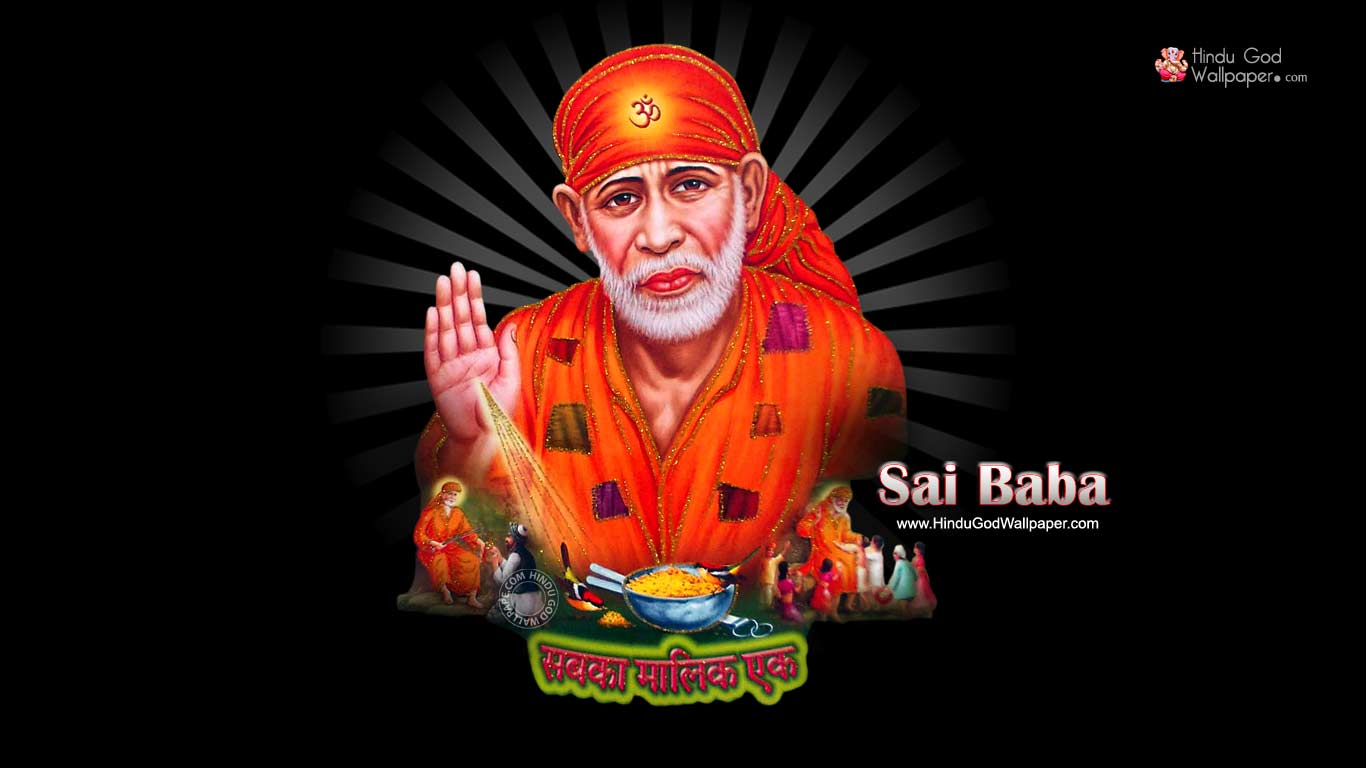 Sai Baba Wallpaper Black and White Images HD Photo, Pictures Free ...