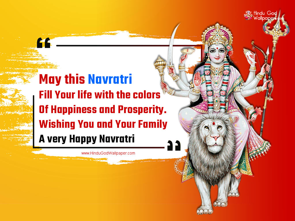 Happy Navratri Wallpaper HD Images for Facebook WhatsApp