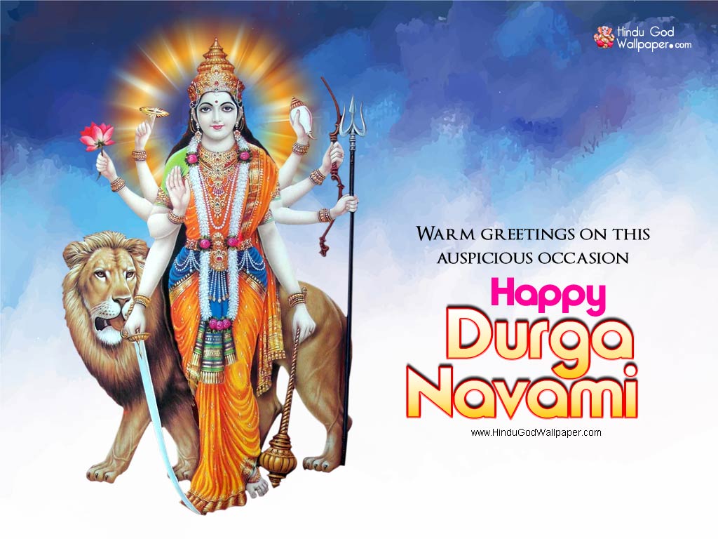 Happy Durga Navami Wallpaper HD Images & Photos Download