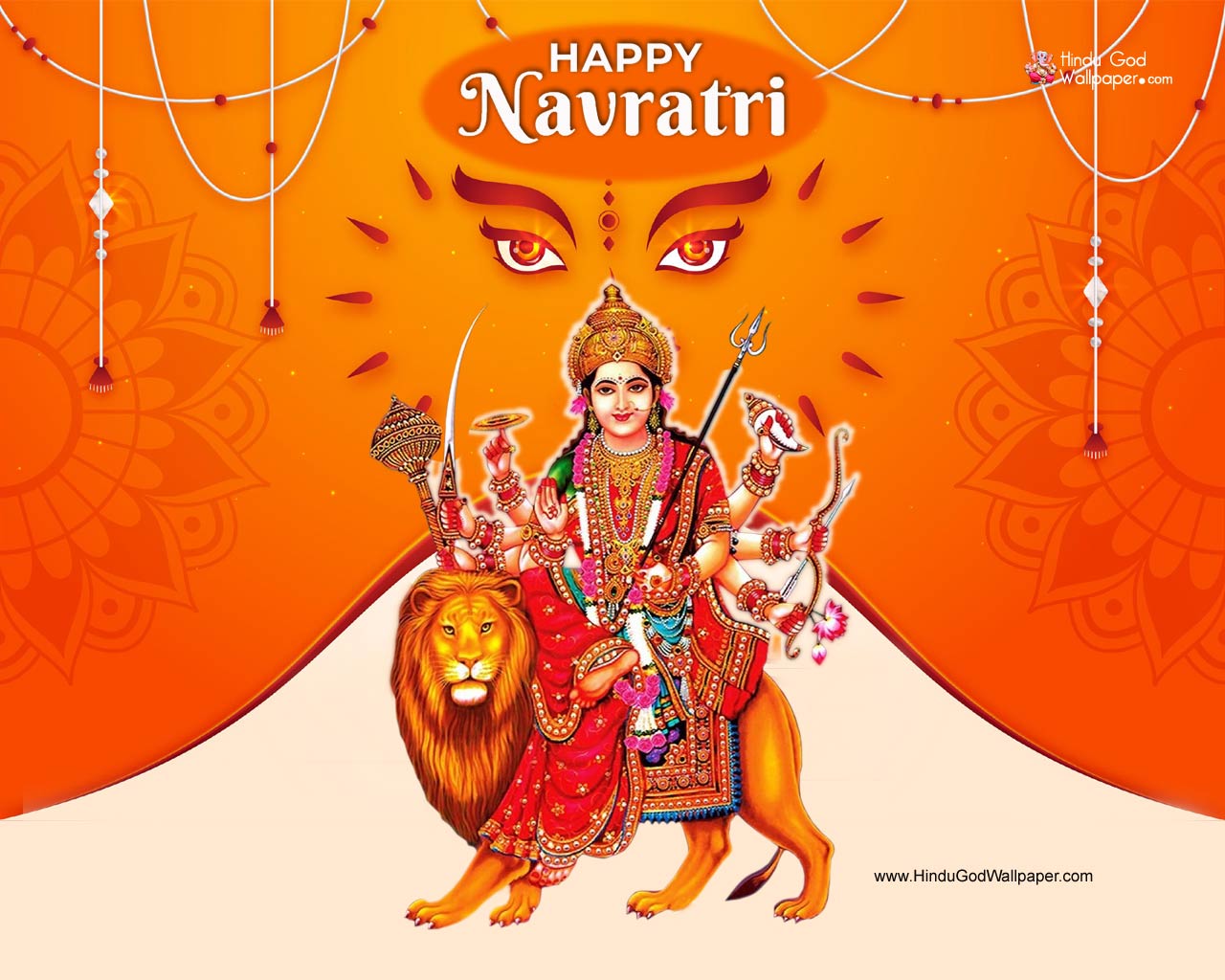 Happy Navratri 2020 Wallpaper HD Durga Images Download