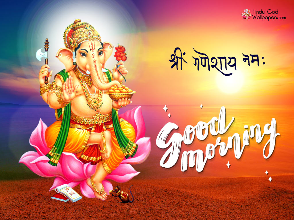 Good Morning Ganesh Wallpaper HD Images Photo Download