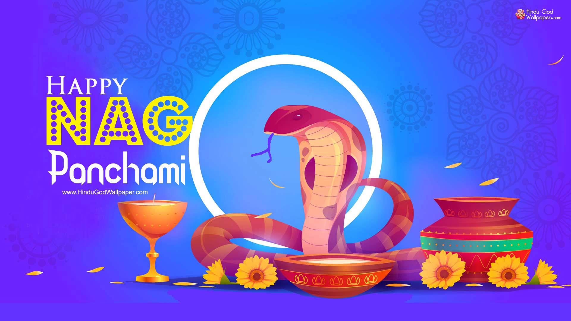 Happy Nag Panchami HD Wallpaper 1080p Free Download