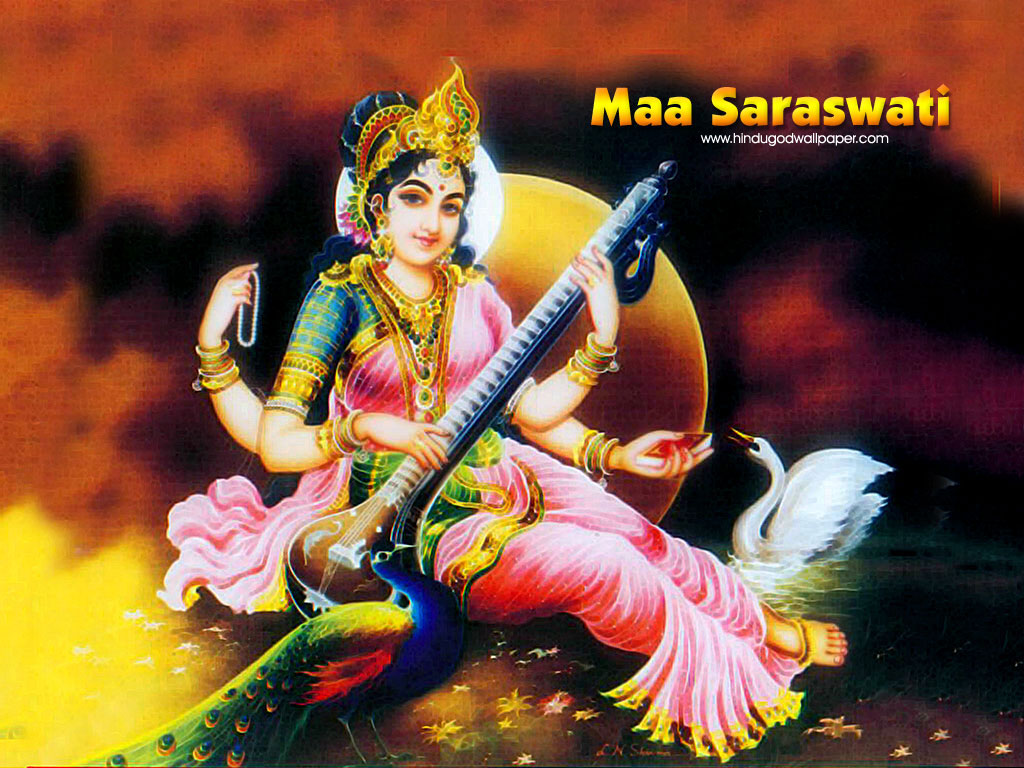 Goddess Saraswati Mata Desktop Hd Wallpapers