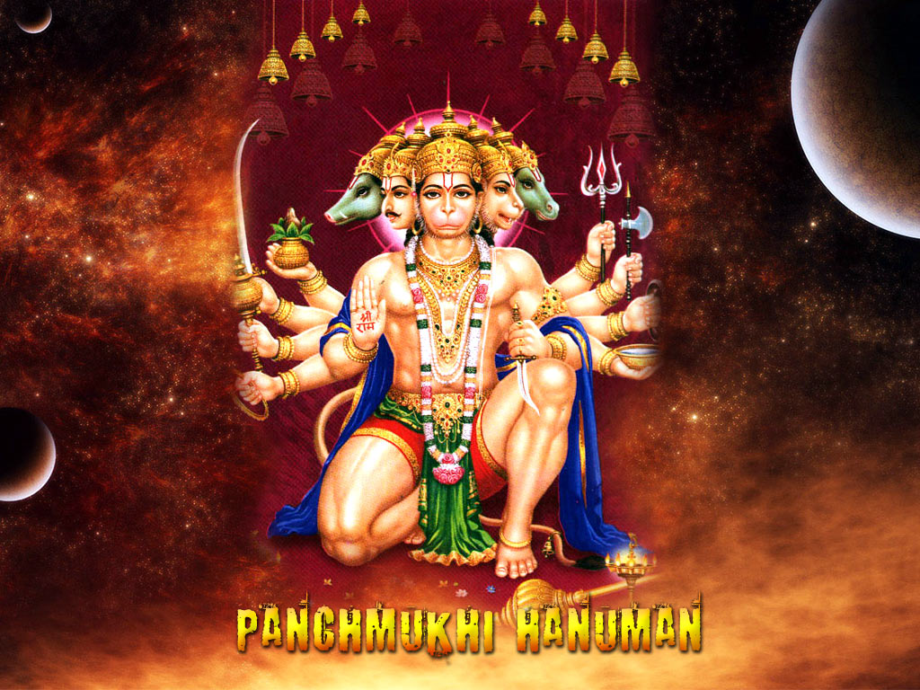FREE Download Lord Panchmukhi Hanuman Wallpapers