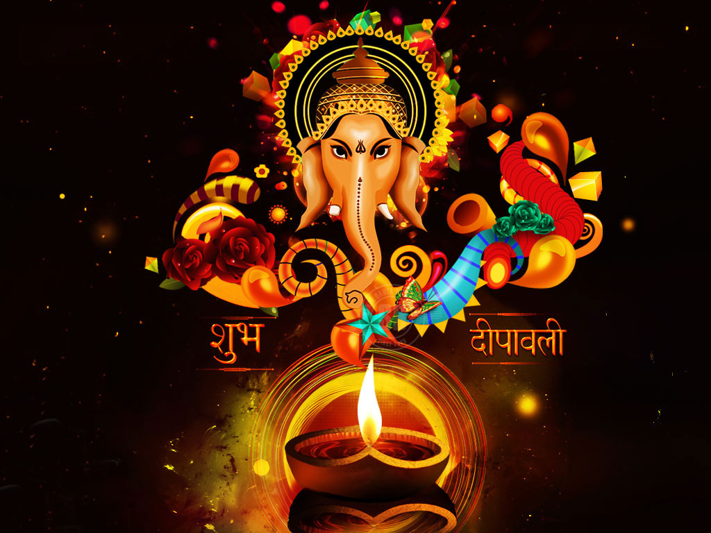 FREE Download Ganesh Diwali Wallpapers
