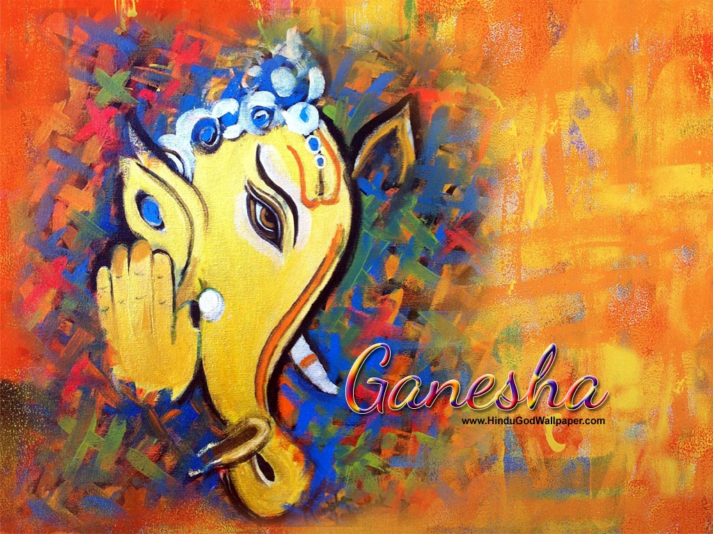 Artistic Ganesh Wallpaper Free Download
