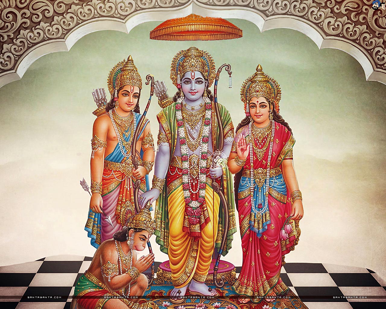 Ram Laxman Sita Hanuman Wallpaper HD Full Size Free Download