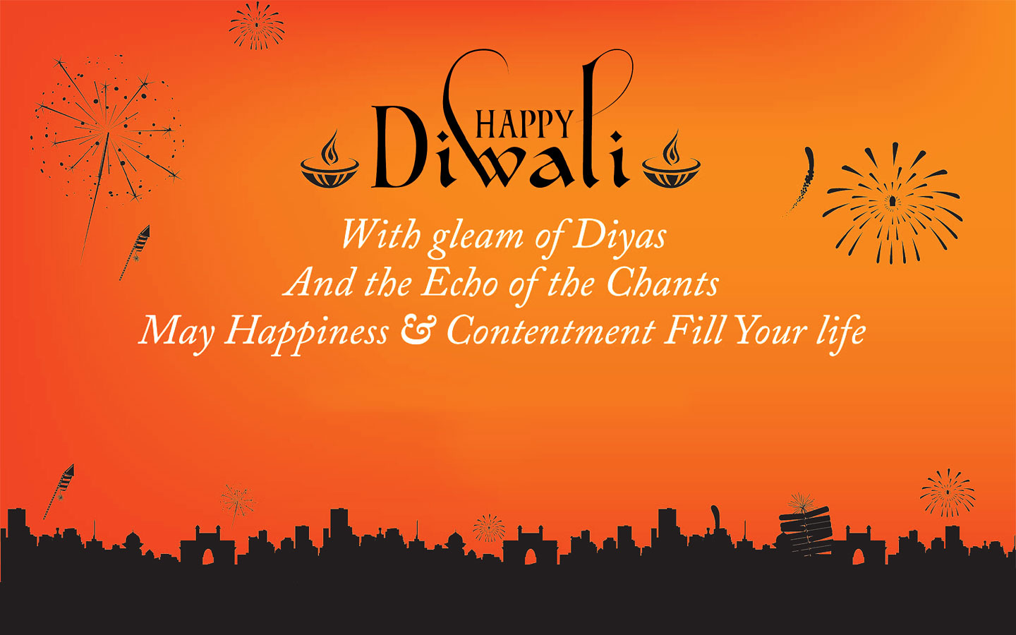 Diwali with Quote
