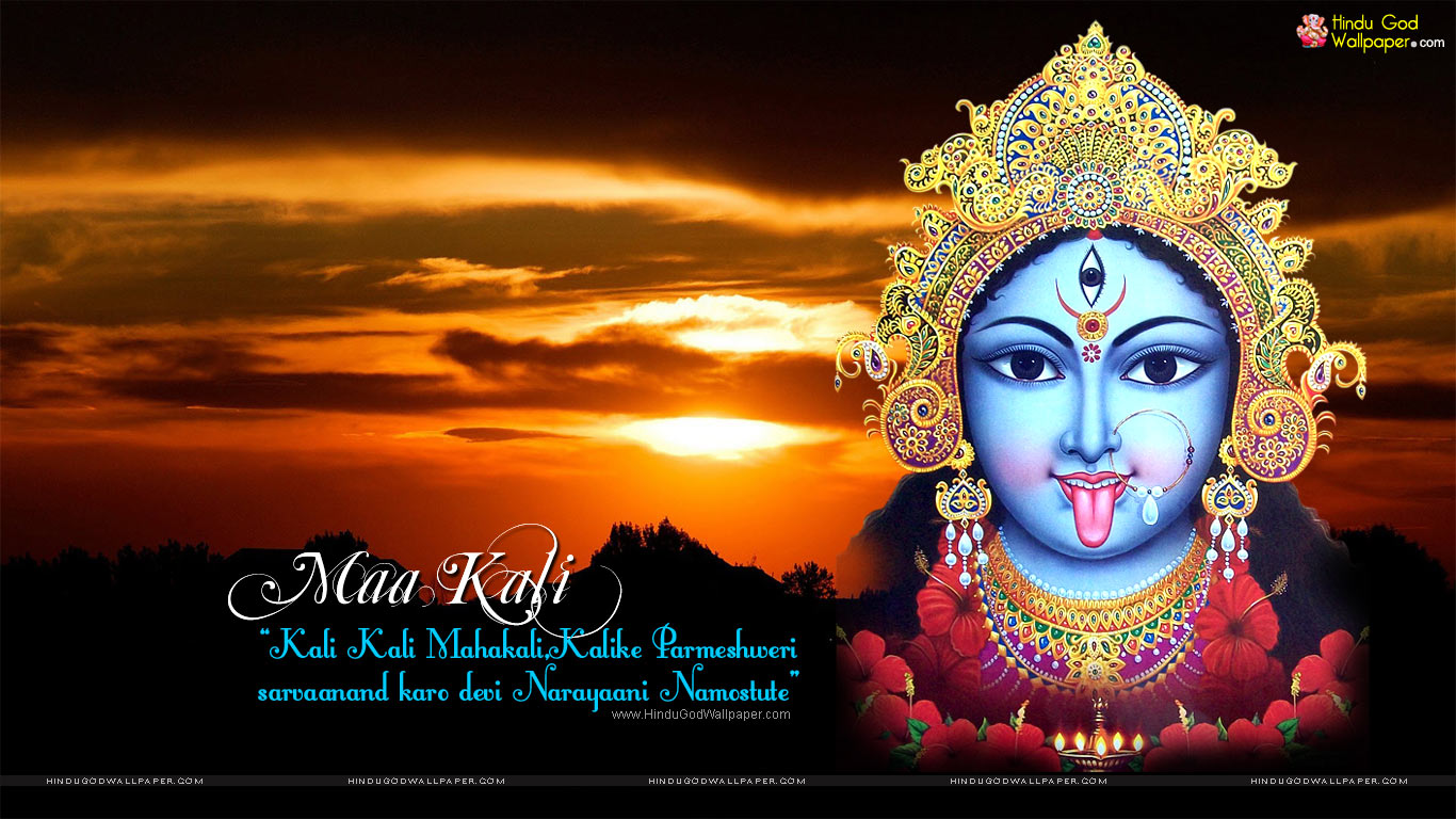 Maa Kali Angry Wallpaper | Kali Face Images Photos Download