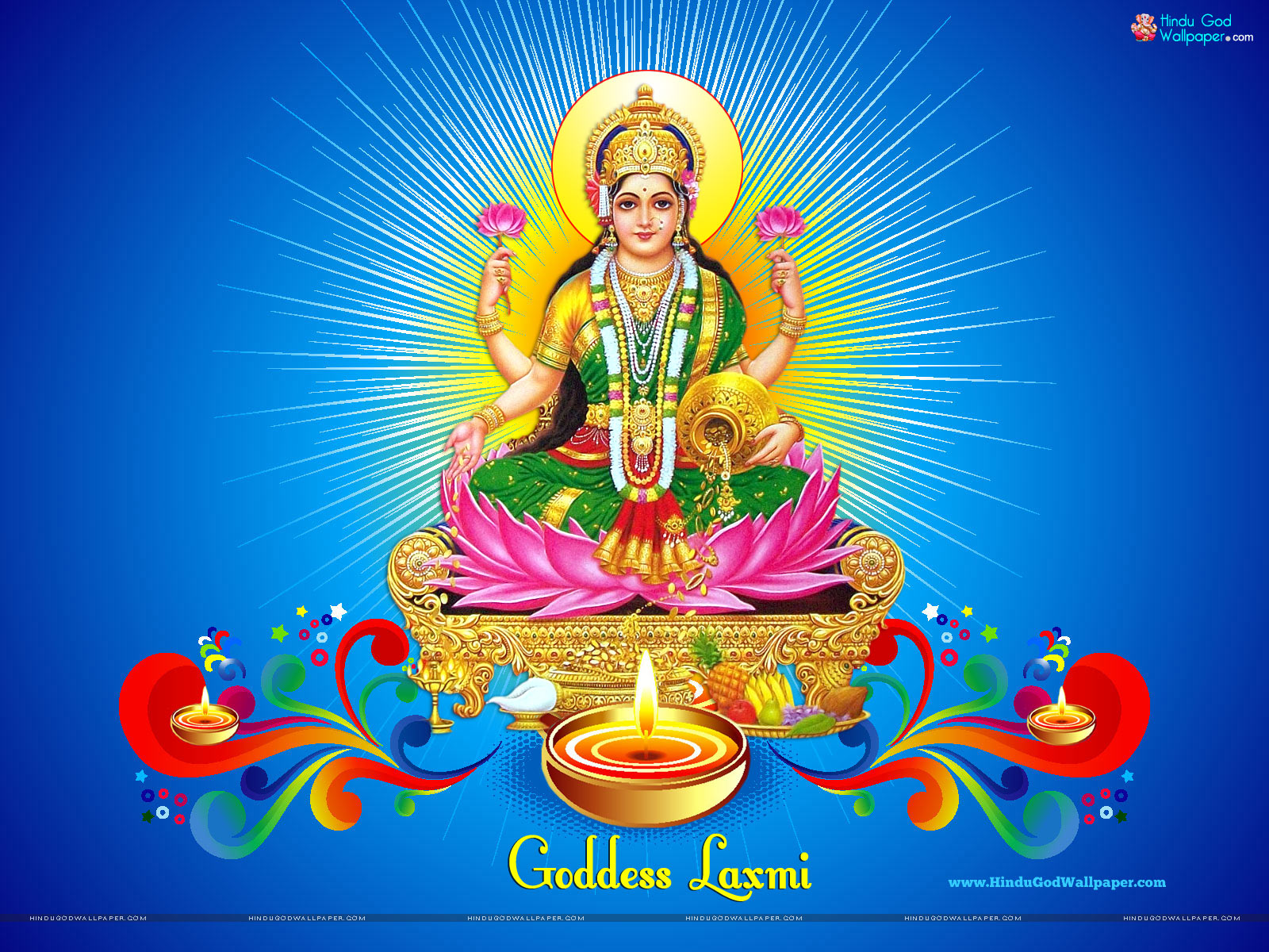 Goddess Laxmi Diwali Wallpaper Free Download