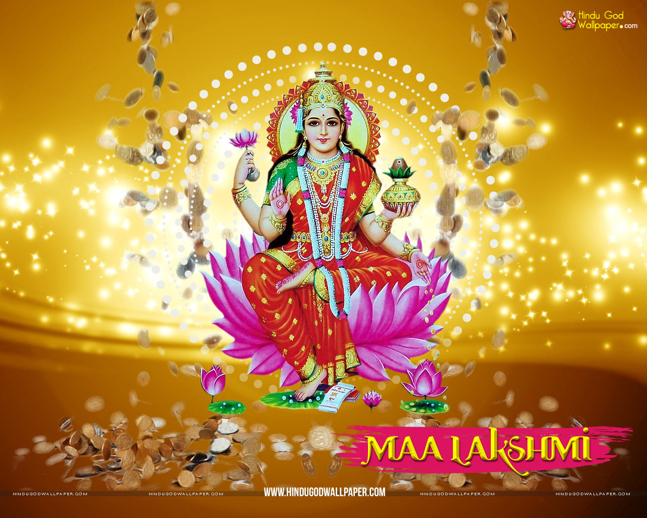 Maa Lakshmi Wallpaper HD Full Size Free Download