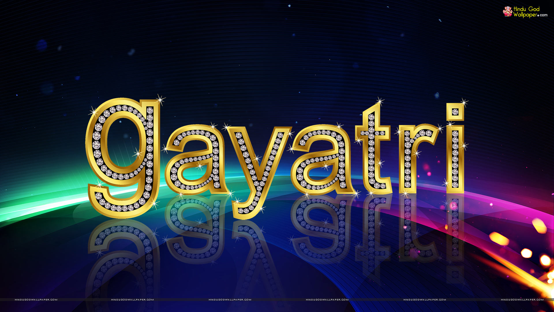 3D Gayatri Name Wallpaper Free Download