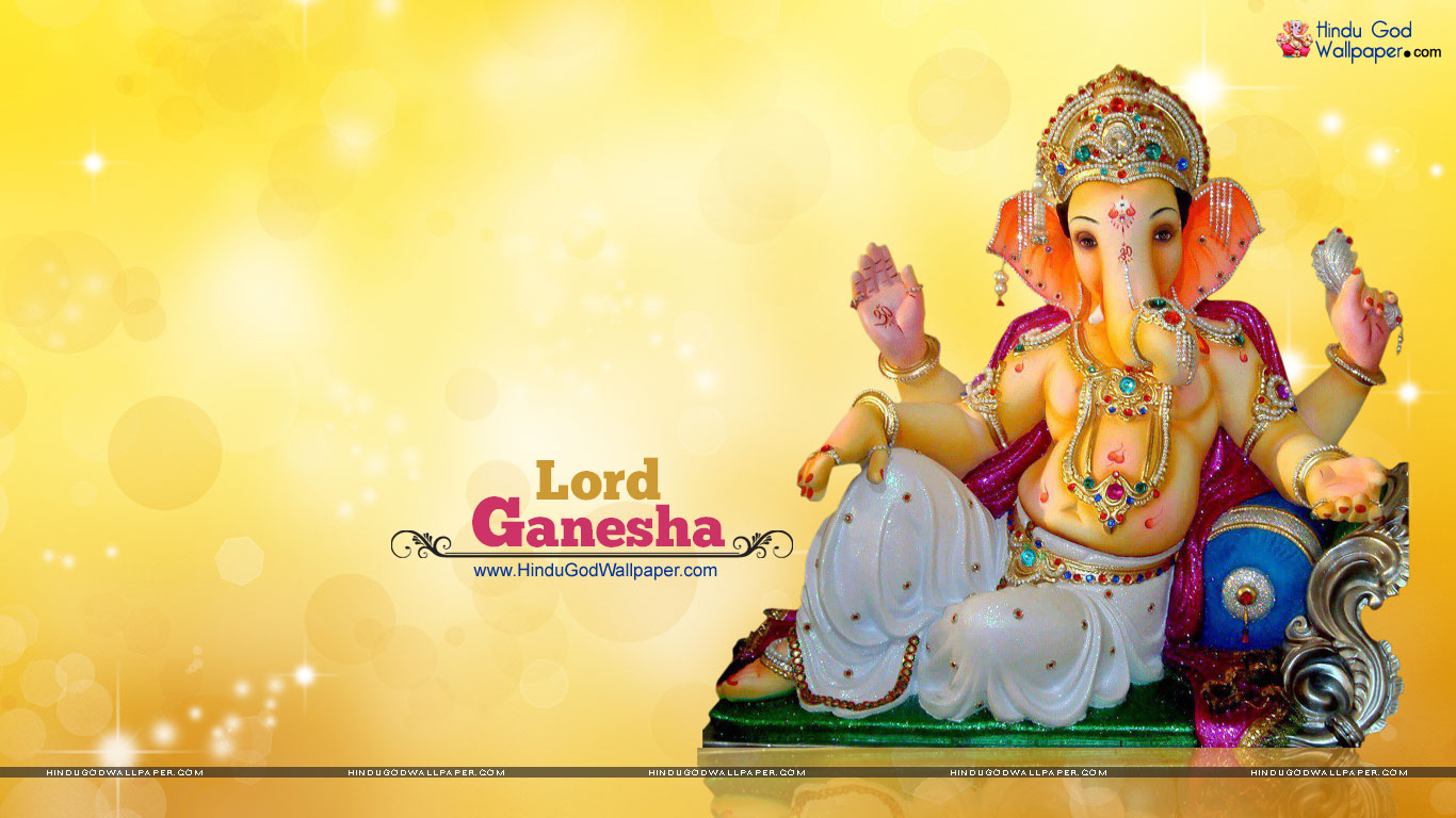 Beautiful Ganesh Murti HD Wallpaper Free Download