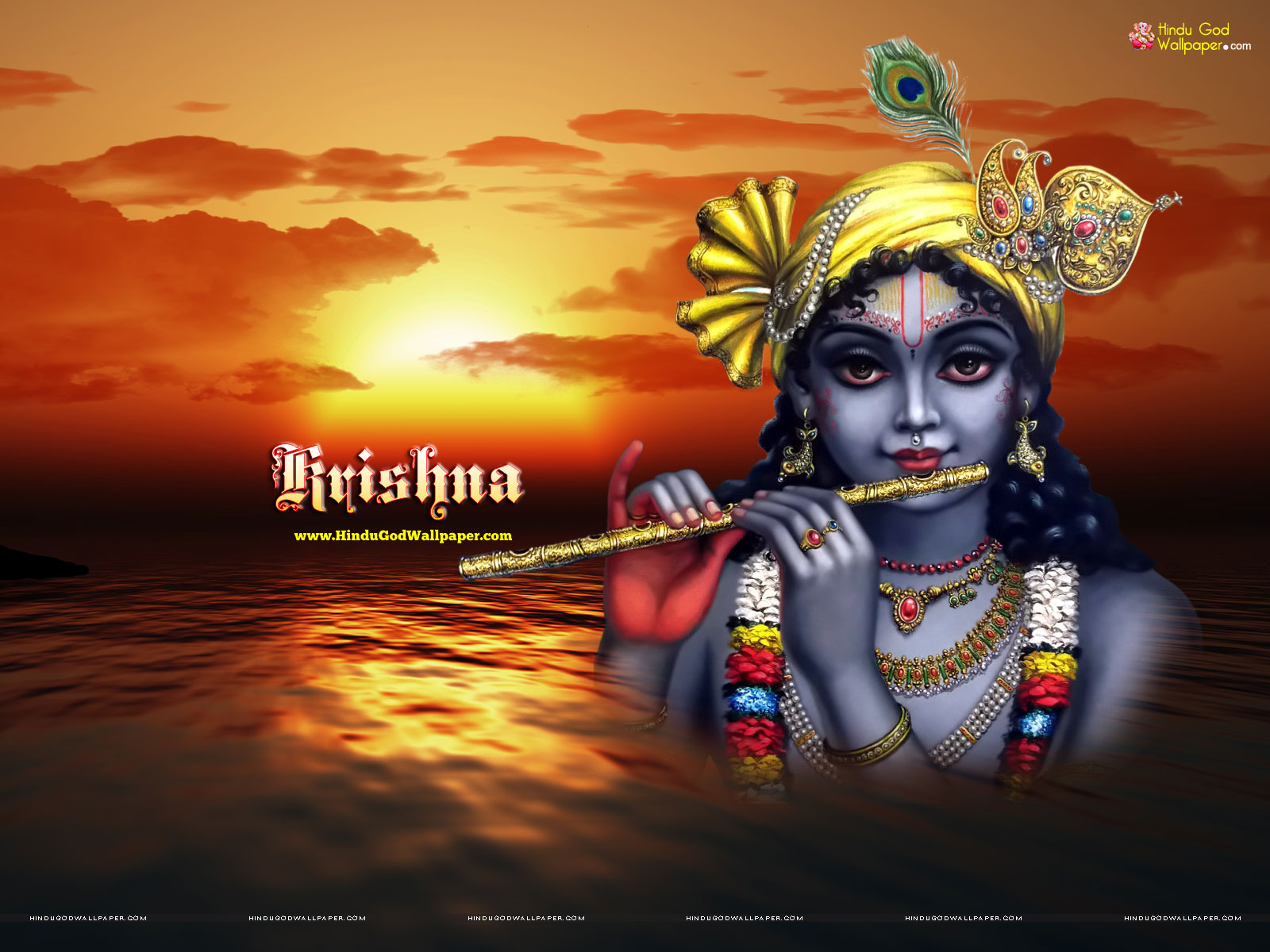 Krishna Bansuri Wallpaper Free Download