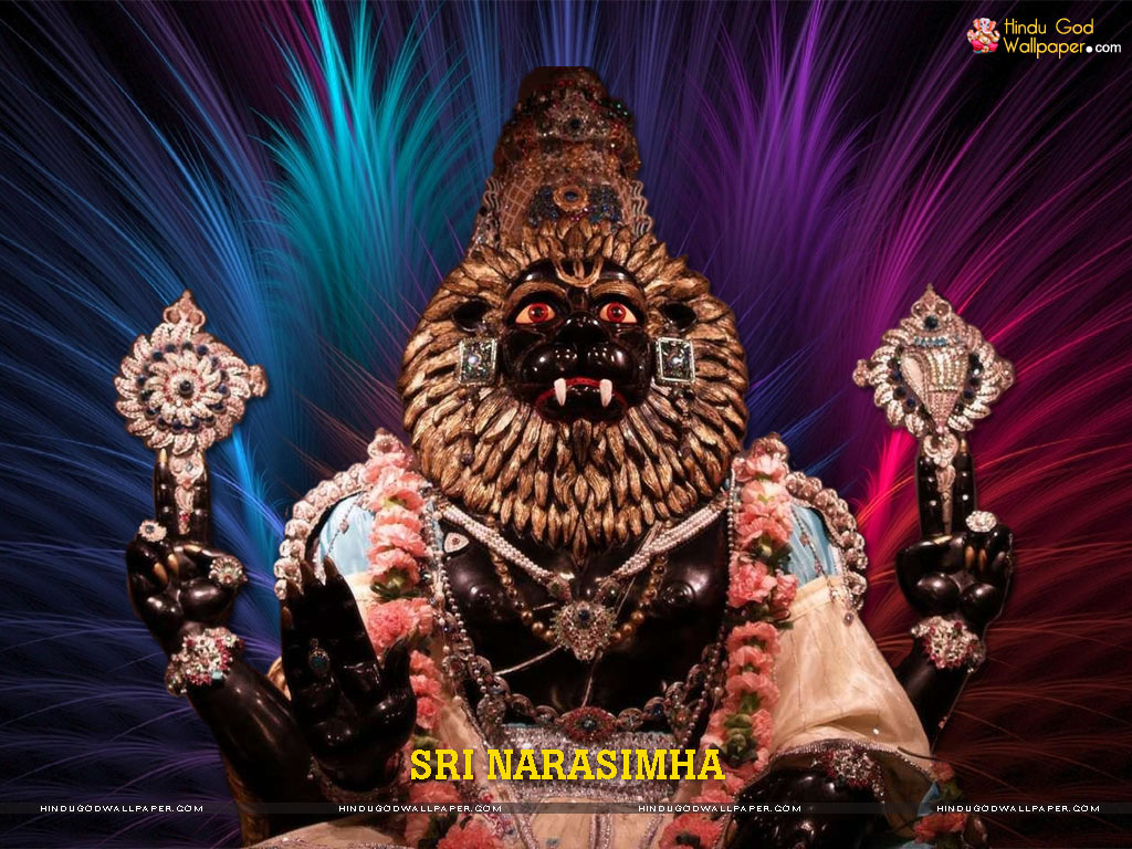 Dashavatar Narasimha Wallpaper for Desktop Download