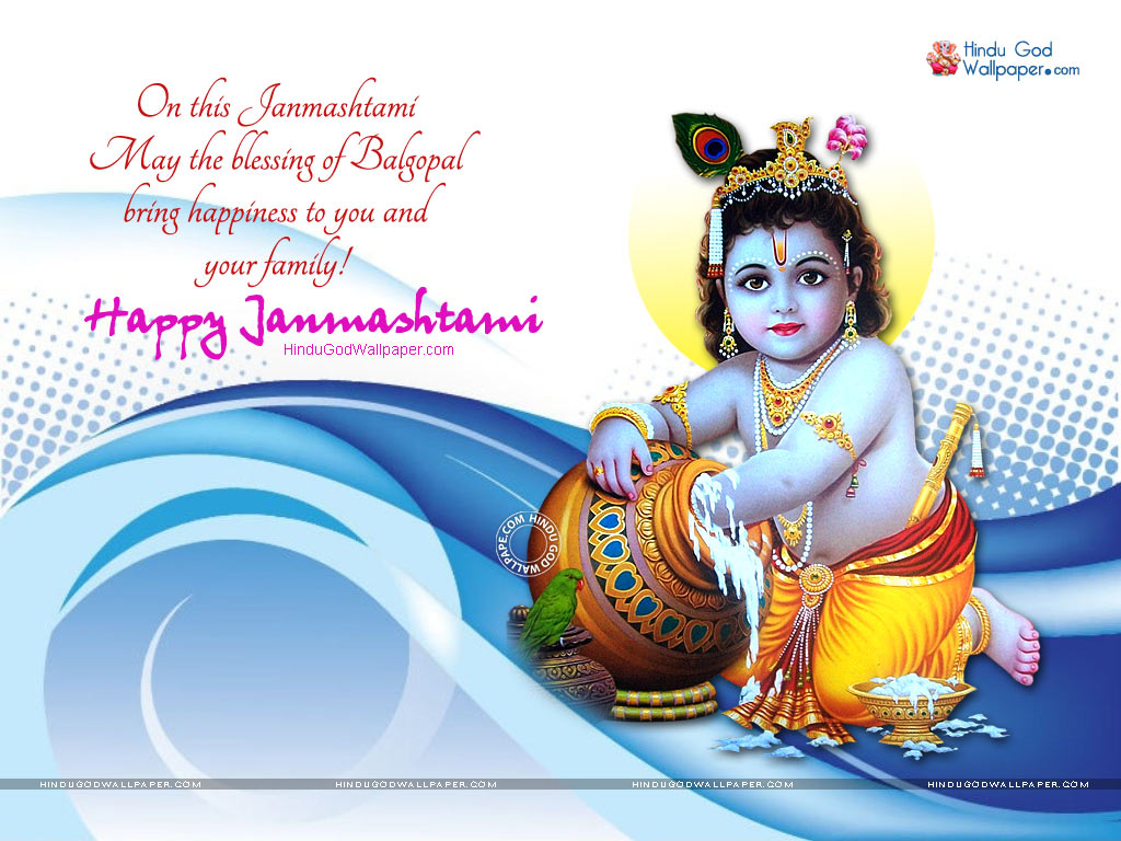 SantaBanta Happy Janmashtami Wallpapers Free Download