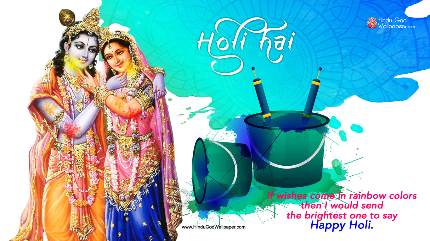 Radha Krishna Happy Holi Wallpapers HD Images & Photos Download